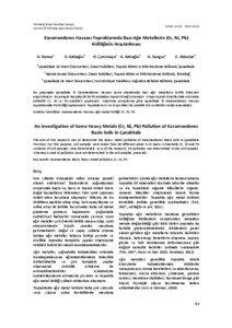 Tekirdağ)Ziraat)Fakültesi)Dergisi) Journal)of)Tekirdag)Agricultural)Faculty)