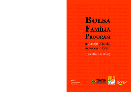 Folha de Rosto_Sumário Executivo - 10anosBolsaFamilia