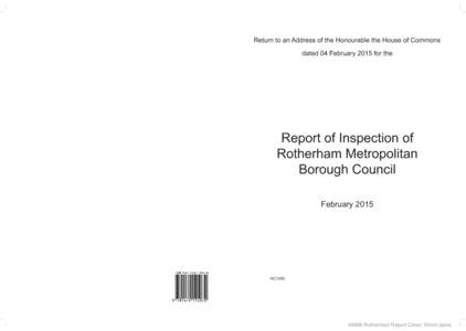 46966 Report of Inspection of Rotherham Cover.pdf, page 1 @ Preflight