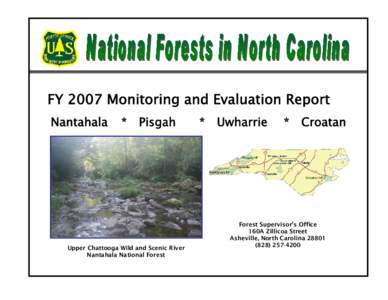 FY 2007 NFsNC Monitoring and Evaluation Report