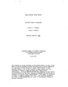 NBER WORKING PAPER SERIES  THE TWO FACES OF UNIONISM Richard B. Freeman James L. Medoff