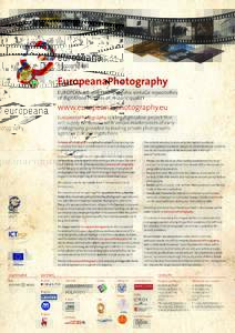 Europeana / Western culture / European Library / Photography / Louis Daguerre / Cultural policies of the European Union / European culture / Europe