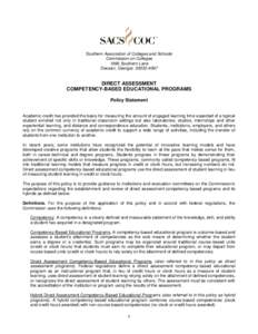 Knowledge / Western Governors University / Competency-based learning / Human resource management / Competence / Recognition of prior learning