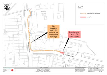 OS NORTH  KEY Whitehall Primary School