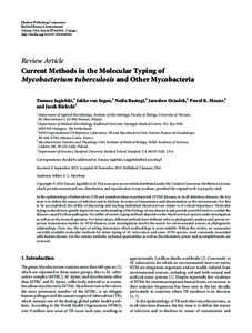 Variable number tandem repeat / Mycobacterium ulcerans / Restriction fragment length polymorphism / Polymerase chain reaction / Multilocus sequence typing / DNA profiling / RAPD / Amplified fragment length polymorphism / Inverse polymerase chain reaction / Biology / Molecular biology / Biochemistry