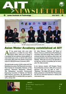 1  JULY 2015 Asian Institute of Technology