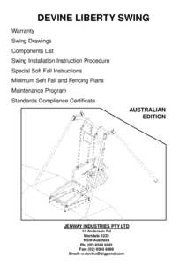 DEVINE LIBERTY SWING INSTRUCTION MANUAL_AU.indd