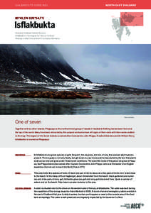 svalbard site guidelines  80°41,5’N 020°54,7’E NORTH-EAST SVALBARD