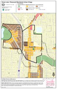 Seattle DPD - Draft Urban Village Map - Green Lake / Roosevelt