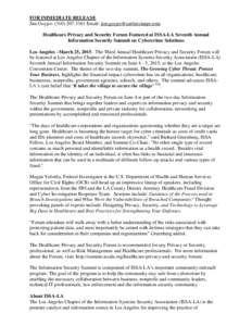 Prevention / Privacy / Computer security / Information security / National security / Information Systems Security Association / Information privacy / Internet privacy / Security convergence / Data security / Security / Ethics