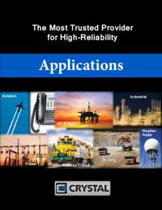 The Most Trusted Provider for High-Reliability Applications Aviation