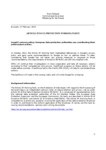 European DPA’s adopt opinion on RFID Framework Privacy Impact Assessment