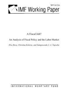 Labor economics / Fiscal policy / Labour law / Unemployment / Labour economics / Social Security / Tax / JEL classification codes / Fiscal multiplier / Economics / Public finance / Macroeconomics