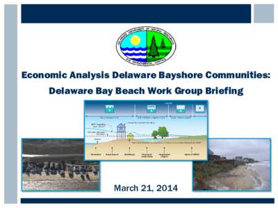 Economic Analysis Delaware Bayshore Communities: Delaware Bay Beach Work Group Briefing March 21, 2014  Summary – History of Presentations