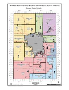 Rural Voting Precincts with Lower Platte South & Nemaha Natural Resources Sub-Districts Lancaster County, Nebraska N. 190th ST. N. 176th ST.