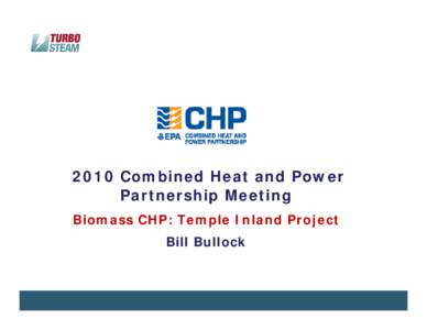 Biomass CHP: Temple Inland Project