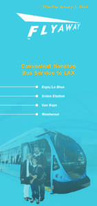 Effective Januar y 1, 2014  Convenient Nonstop