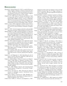 Bibliographie Abernethy K., Ndong Obiang A.M., 2010. La viande de Brousse au Gabon. Rapport technique au Directeur Général des Eaux et Forêts, Président du Comité interministériel de la Stratégie nationale de Gest