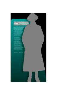 THE PUBLIC HEALTH NURSE L’INFIRMIÈRE EN SANTÉ PUBLIQUE There is no one who will get so close to the heart and the home of the mother as the public health nurse. I do not know that anyone can