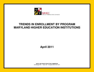 Trends in Enrollment by Program