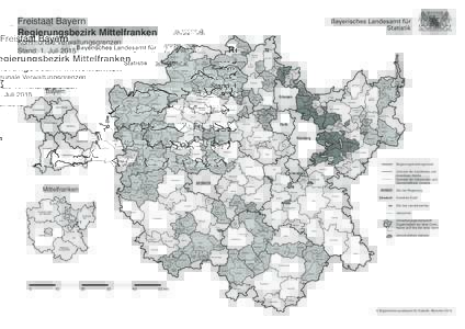 Freistaat Bayern Regierungsbezirk Mittelfranken Kommunale Verwaltungsgrenzen Stand: 1. JuliMühlhausen
