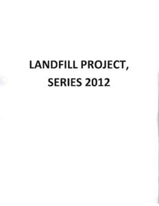 LANDFILL PROJECT,   SERIES 2012 PAULSBORO