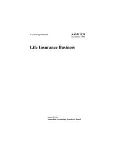 Generally Accepted Accounting Principles / Financial statements / Types of insurance / Financial institutions / Institutional investors / Australian Accounting Standards Board / Income statement / Insurance / Reinsurance / Accountancy / Finance / Business