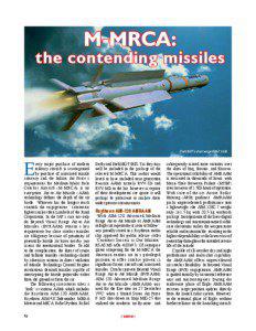 M-MRCA:  the contending missiles