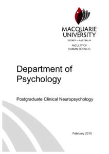 Neuropsychology / Mind / Clinical neuropsychology / Mental health professionals / Behavioural sciences / Australian Psychological Society / Psychologist / Doctor of Philosophy / Pediatric neuropsychology / Clinical psychology / Psychology / Mental health