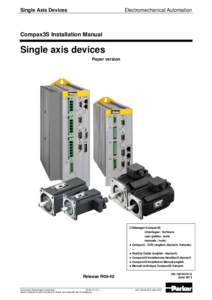 Single Axis Devices  Electromechanical Automation