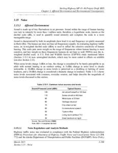 Sterling Highway MP 45–60 Project Draft SEIS Chapter 3, Affected Environment and Environmental Consequences 3 Affected Environment and Environmental Consequences