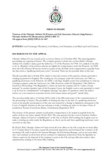 Insolvency Act / Insolvency / Pension Protection Fund / United Kingdom insolvency law / Pensions in the United Kingdom / United Kingdom / Pensions Act