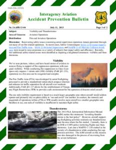 OAS-25A[removed]Interagency Aviation Accident Prevention Bulletin No. IAAPB 13-04