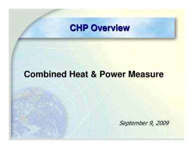 Public Meeting Cap-and-Trade Combined Heat and Power September[removed]