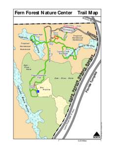 Fern Forest Nature Center  Trail Map Atla ntic Blvd