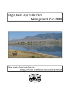 Eagle Nest Lake State Park Management Plan 2010 New Mexico State Parks Division Energy, Minerals and Natural Resources Department