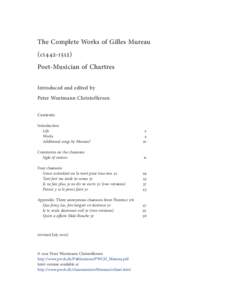 The Complete Works of Gilles Mureau