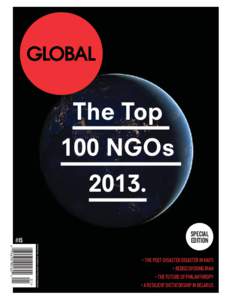 The Top 100 NGOs #15  SWITZERLAND 15CHF, FRANCE, BELGIUM, LUXEMBOURG 10 €, UNITED KINGDOM £9