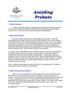 Microsoft Word - Avoiding Probate - Web.docx