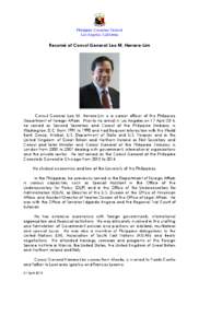 Rodolfo Severino Jr. / Department of Foreign Affairs / Philippines / Lauro L. Baja /  Jr.