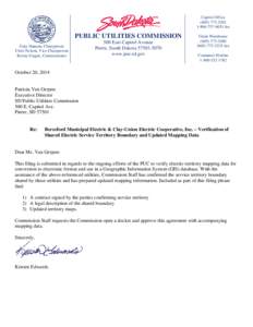 Microsoft Word - Beresford  Clay Union Service Territory Agreement Letter.docx