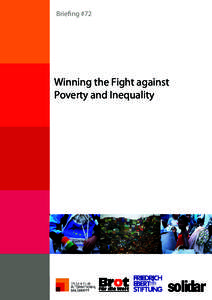 Briefing #72  Winning the Fight against Poverty and Inequality  EU-level initiatives on