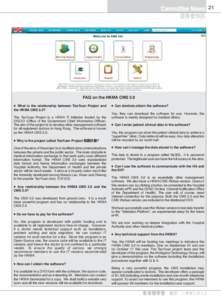 Committee News 委員會快訊 FAQ on the HKMA CMS 3.0 ● What is the relationship between TaoYuan Project and the HKMA CMS 3.0?