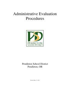 Administrative Evaluation Procedures