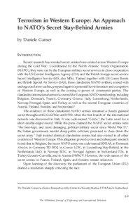 War / Contemporary history / Years of Lead / Politics of Italy / Aginter Press / Vincenzo Vinciguerra / Strategy of tension / Stay-behind / Yves Guérin-Sérac / Operation Gladio / Cold War / Anti-communism