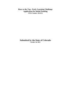 Race to the Top--Early Learning Challenge: Application for Phase 2 Funding (CFDA Number: 84.412A) -- September[removed]MS Word)