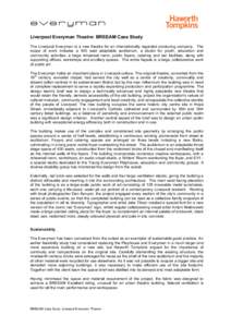 Fluid dynamics / Merseyside / Engineering / Liverpool Playhouse / Everyman Theatre / BREEAM / Building services engineering / Natural ventilation / General Motors EV1 / Heating /  ventilating /  and air conditioning / Building engineering / Architecture