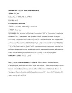 Stock market / 73rd United States Congress / United States Securities and Exchange Commission / United States securities law / United States housing bubble / LCH.Clearnet / Derivative / Credit default swap / Dodd–Frank Wall Street Reform and Consumer Protection Act / Financial economics / Financial system / Finance