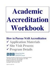 NAB Accreditation Workbook
