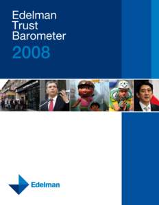 Edelman Trust Barometer 2008